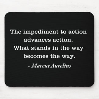 Marcus Aurelius Hemmschuh-Karte Mousepad
