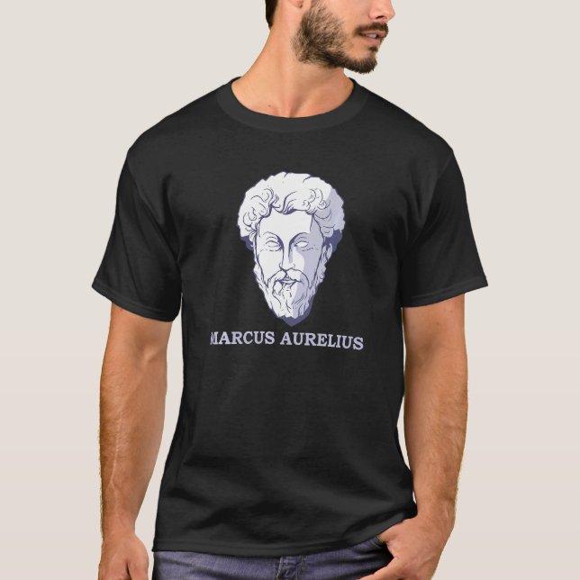 Marcus Aurelius Marc Aurel Roman Kaiser und Philo T-Shirt (Vorderseite)
