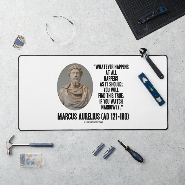 Marcus Aurelius Quoi Qu'Il Arrive, Quoi Qu'Il Arri (Poste de travail)