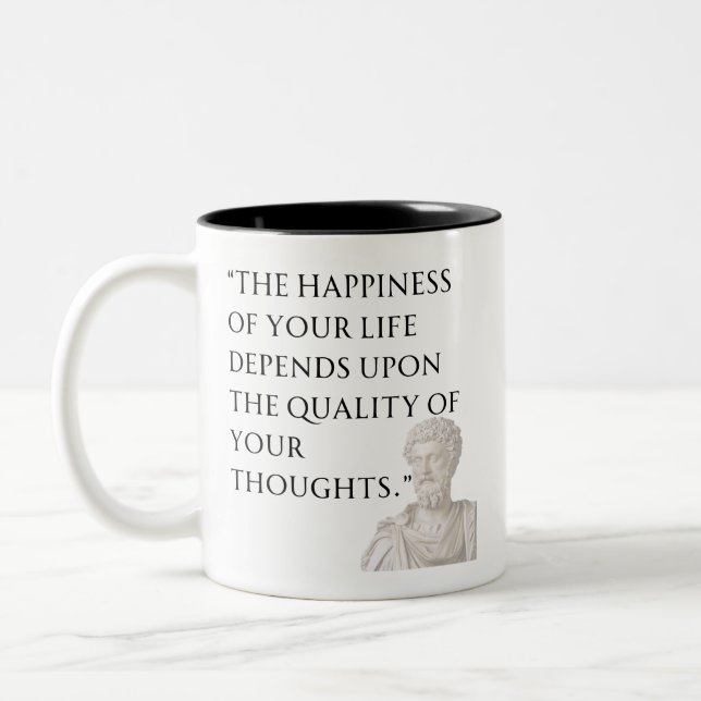Marcus Aurelius Quote Mug (Gauche)