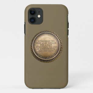 Marcus Aurelius Quote Opinionated Coin Case-Mate iPhone Hülle