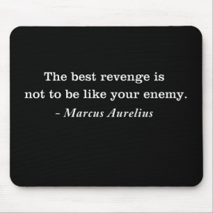 Marcus Aurelius Rache Stoic Quote T - Shirt Mousepad