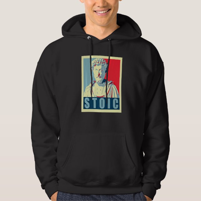Marcus Aurelius, römischer Kaiser und Stoic Philos Hoodie (Vorderseite)