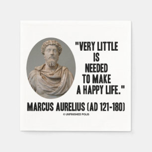 Marcus Aurelius sehr wenig benötigt, glückliches Serviette