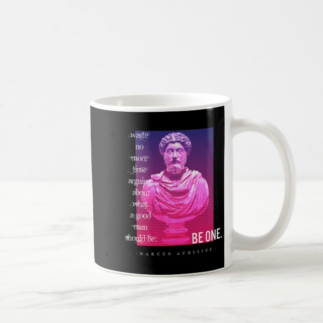 Marcus Aurelius sei eine gute griechische Philosop Kaffeetasse (Rechts)