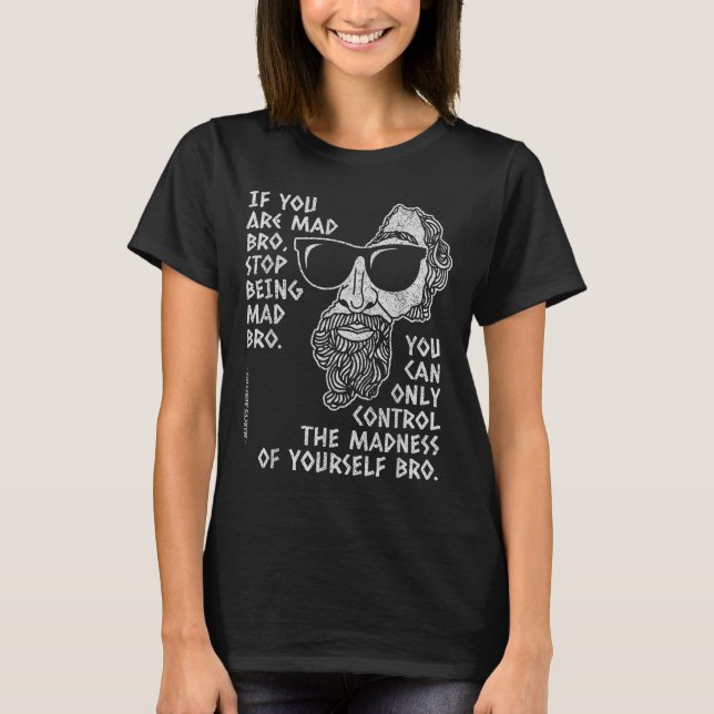 Marcus Aurelius Stoic Philosopher Ancient Roman Jo T-Shirt (Vorderseite)