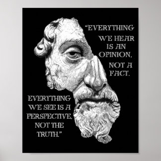 Marcus Aurelius Stoische Philosophie Roman Philoso Poster