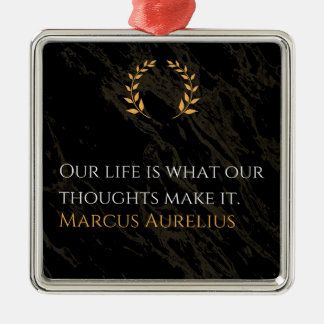 Marcus Aurelius Wahrheit: Leben gestalten Ornament Aus Metall