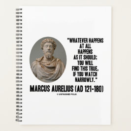 Marcus Aurelius Was auch immer passiert Planer