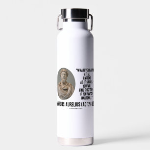 Marcus Aurelius Was auch immer passiert Trinkflasche