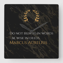 Marcus Aurelius Weisheit: Aktionen sprechen laut