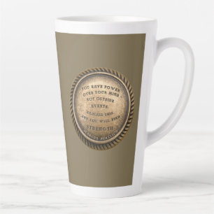 Marcus Aurelius Zitat Wie man Kraft findet Milchtasse
