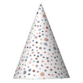 Marcus Confetti Watercolor Dots Party Hat Partyhütchen