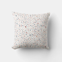 Marcus Confetti Watercolor Dots Throw Kissen