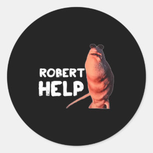 Marcus der Wurm-Meme Lustige Grafiken Vrchat Rober Runder Aufkleber