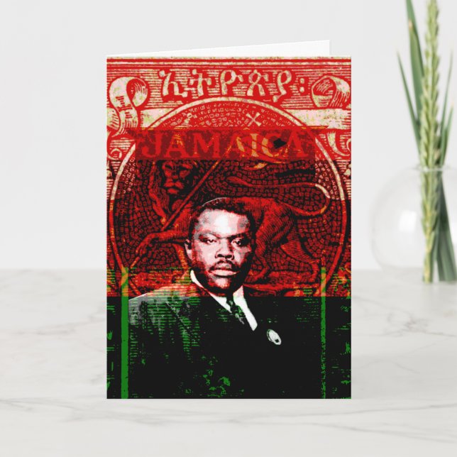 Marcus Garvey Greeting Card Karte (Vorderseite)