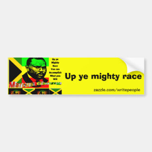 Marcus-Garvey-Zitat Autoaufkleber