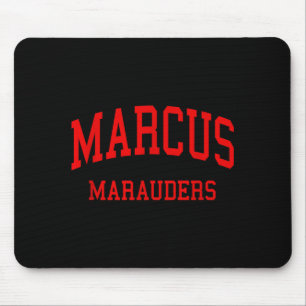 Marcus High School HS Flower Mound TX Retro Mousepad