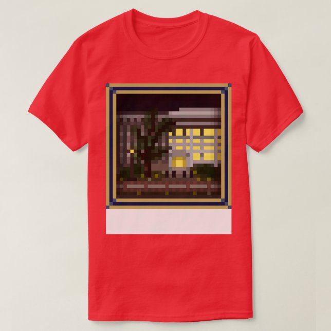 Marcus Nanotechnology Gebäude GEORGIA TECH BORDER T-Shirt (Design vorne)