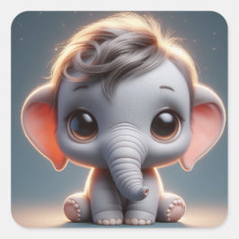 "Marcus" Quadratischer Aufkleber