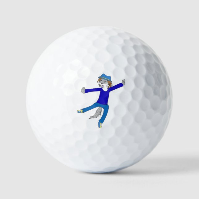 Marcus Schlag ihn, mach es weiter! Golfball (Vorderseite)
