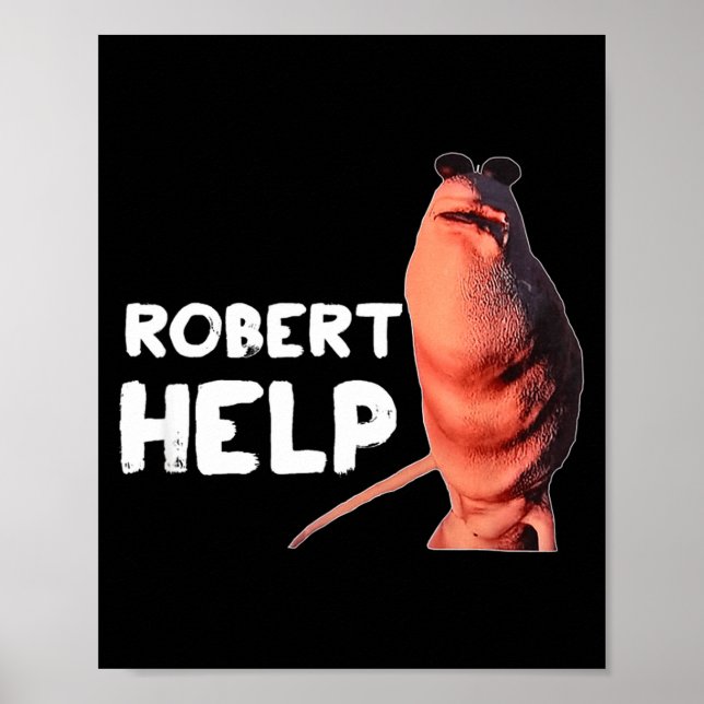 Marcus The Worm Meme Funny Graphics Vrchat Robert  Poster (Vorne)