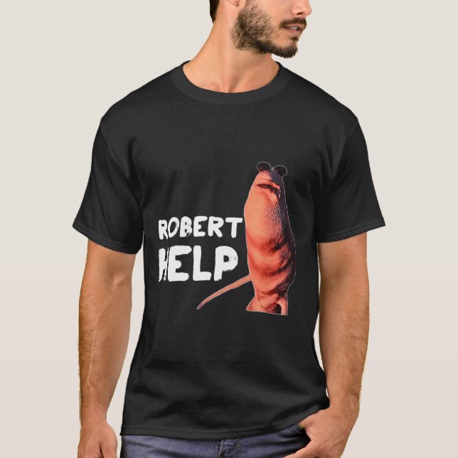 Marcus The Worm Meme Funny Graphics Vrchat Robert  T-Shirt (Vorderseite)