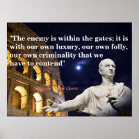 Marcus Tullius Cicero Zitat zum Feind