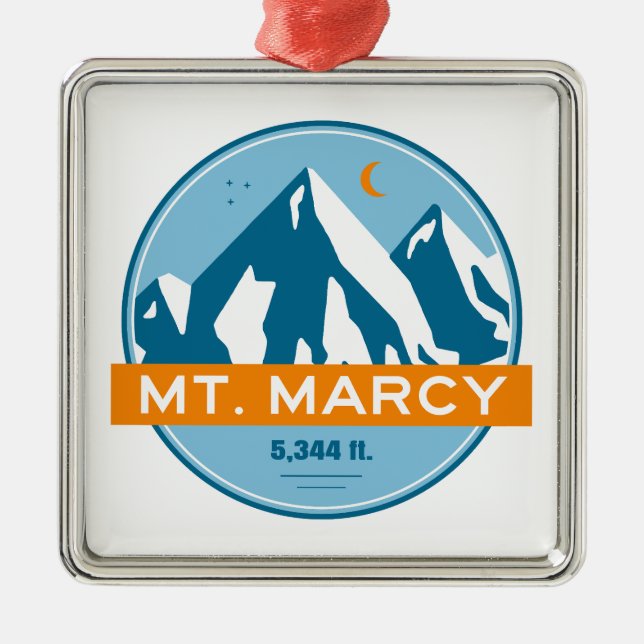 Marcy New York Stars Moon Ornament Aus Metall (Vorne)