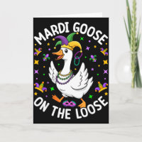 Mardi Goose außer Rand und Band Lustiger Narr Ente