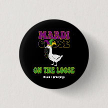Mardi Goose außer Rand und Band Lustiges Fat Tuesd