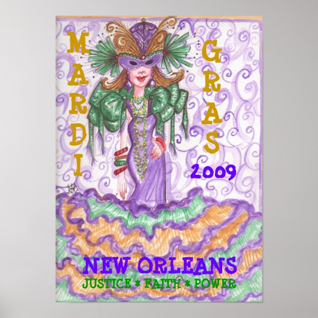 Mardi Gras 2009 Poster (Vorne)
