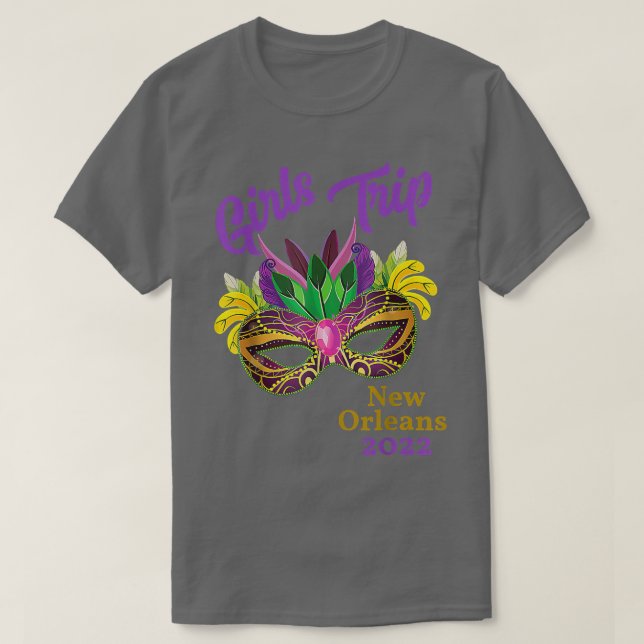 Mardi Gras 2022 New Orleans Bachelorette Teil T-Shirt (Design vorne)