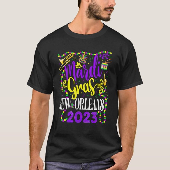 Mardi Gras 2023 Karneval Funny Costume_1 T-Shirt (Vorderseite)