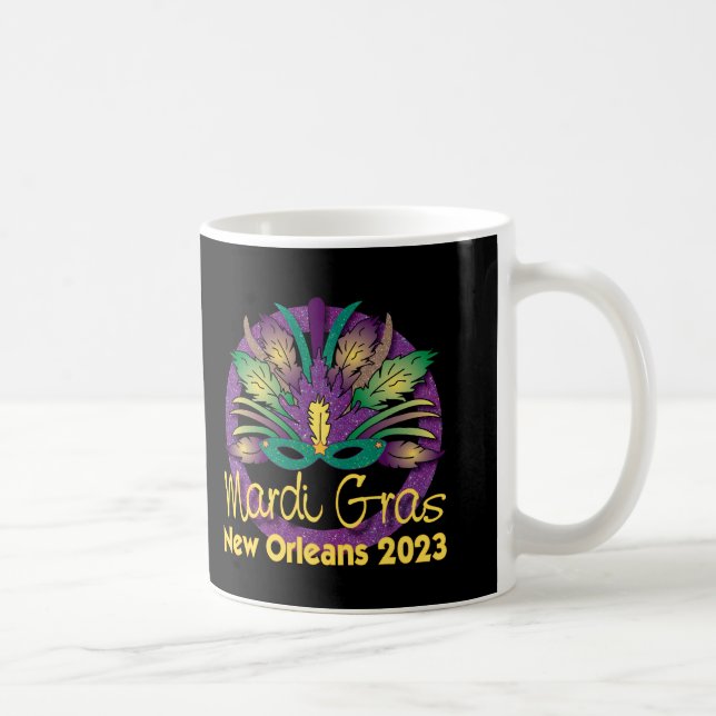 Mardi Gras 2023 Mug - Nouvelle-Orléans (Droite)