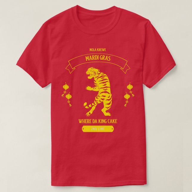 MARDI GRAS 2024 NEUES ORLEANS Thirt T-Shirt (Design vorne)
