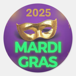 Mardi gras 2025 Aufkleber