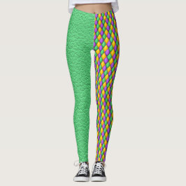 Mardi Gras 4 Diamonds Pop Mode Leggings