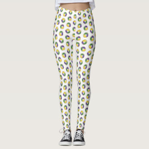 Mardi Gras- aller König Cakes Leggings