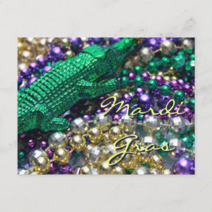 Mardi Gras Alligator Einladungen für benutzerdefin
