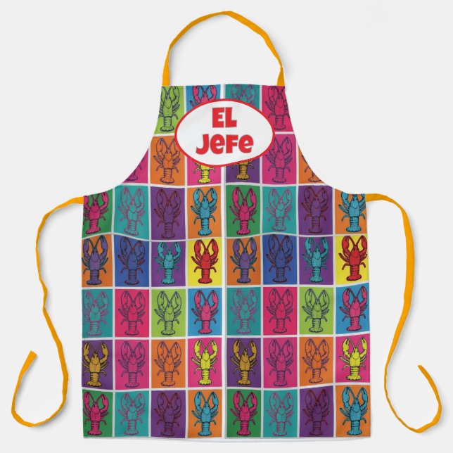 Mardi Gras Apron - Personalized Schürze (Vorderseite)