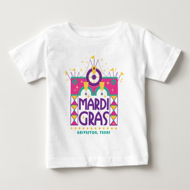 Mardi Gras Arch, Galveston, Texas Baby T-shirt (Vorderseite)