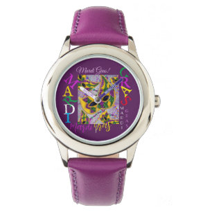 MARDI GRAS ART ARMBANDUHR