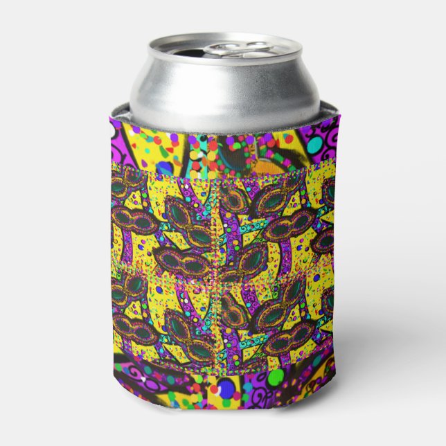 Mardi Gras Art Dosenkühler (Kanne Vorderseite)