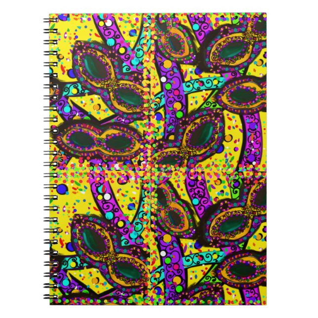 Mardi Gras Art Notizblock (Vorderseite)