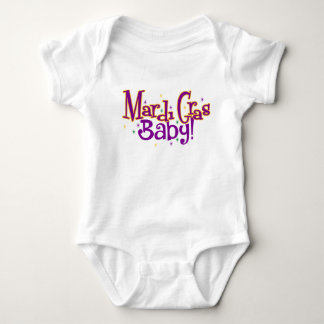Mardi Gras Baby Strampler