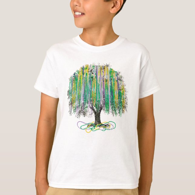 Mardi Gras Baumkostüme passen zu sonnigen Paraden T-Shirt (Vorderseite)