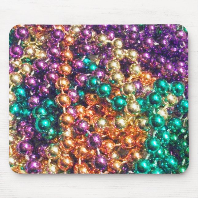 Mardi Gras Beads Mousepad (Vorne)