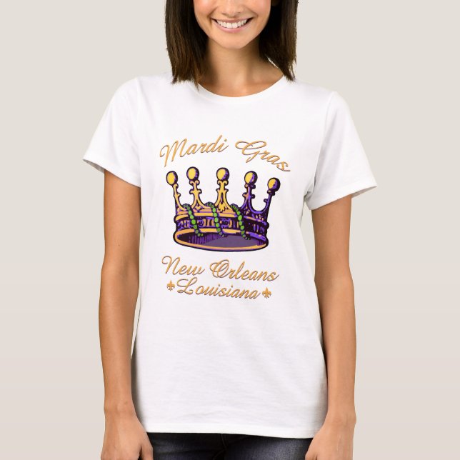 Mardi Gras Bekleidung und Geschenke T-Shirt (Vorderseite)