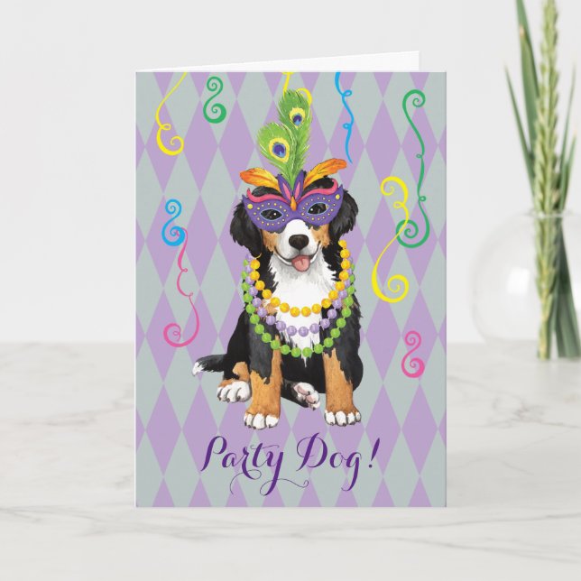 Mardi Gras Berner Karte (Vorderseite)